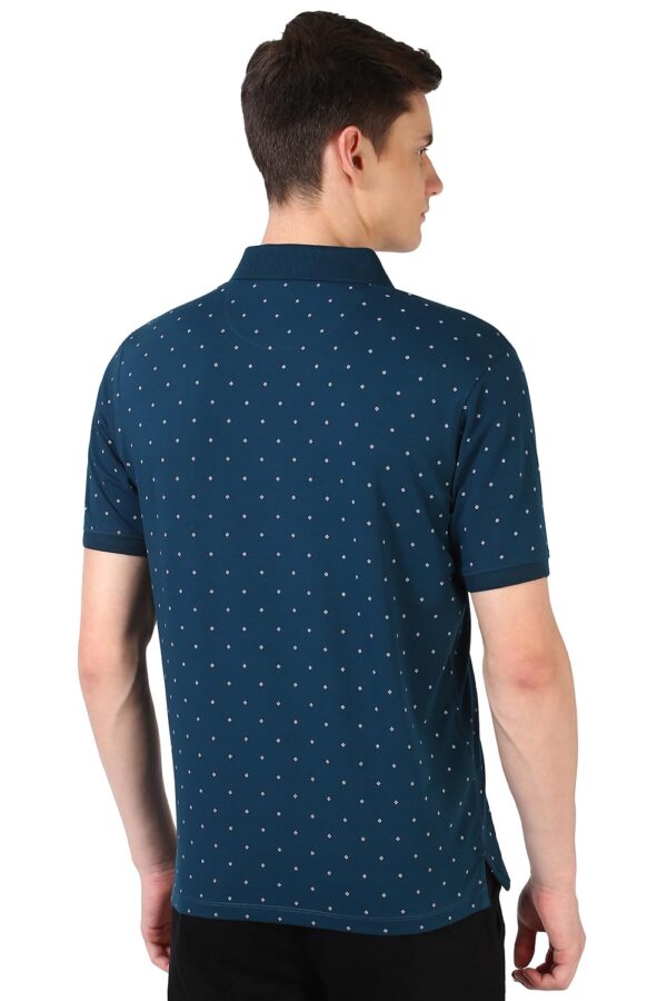 Peter England Men's Cotton Regular Fit Polo T-Shirt - Image 3