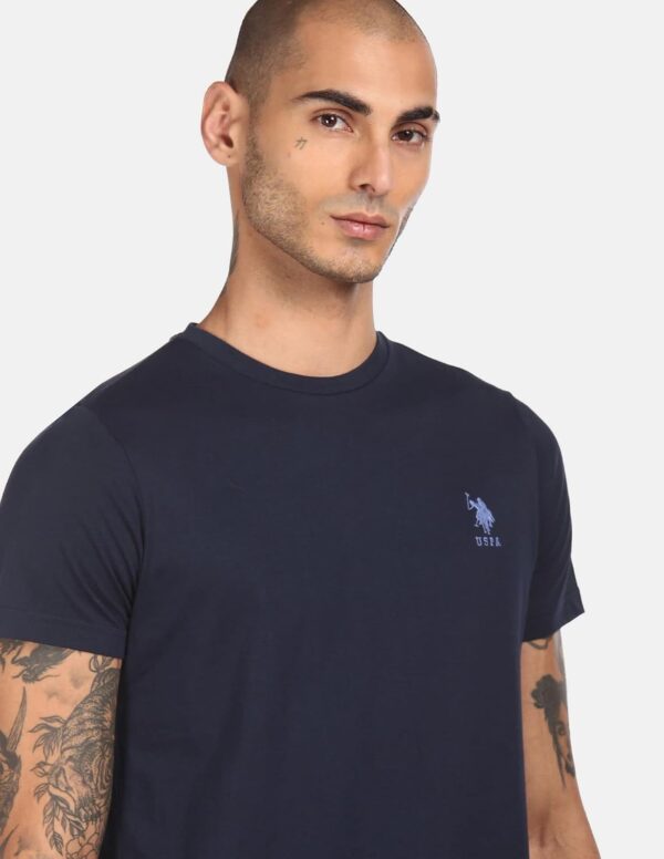 U.S. Polo Assn Mens Crew Neck Embroidered Logo I633 Lounge T-Shirt - Pack of 1 - Image 5