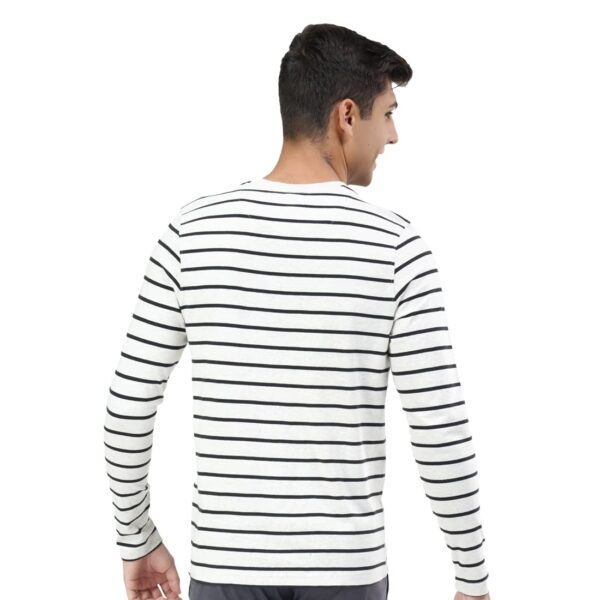 U.S. POLO ASSN. Men's Comfort Fit Stripe Cotton I689 Regular Fit T-Shirt - Pack of 1 - Image 3