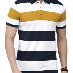 XENOVAURBAN Men's Regular Fit Polo T-Shirt | Wrinkle Free | Quick Dry | Soft and Feather Touch Feel | Cotton Polo