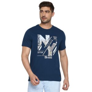 Van Heusen Men's Cotton Regular Fit T-Shirt
