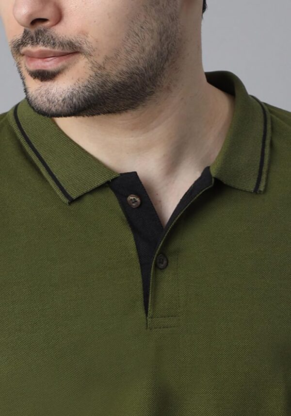 Wear Your Opinion Men's Premium Pique Cotton Polo Collar Neck T-Shirt - Image 6