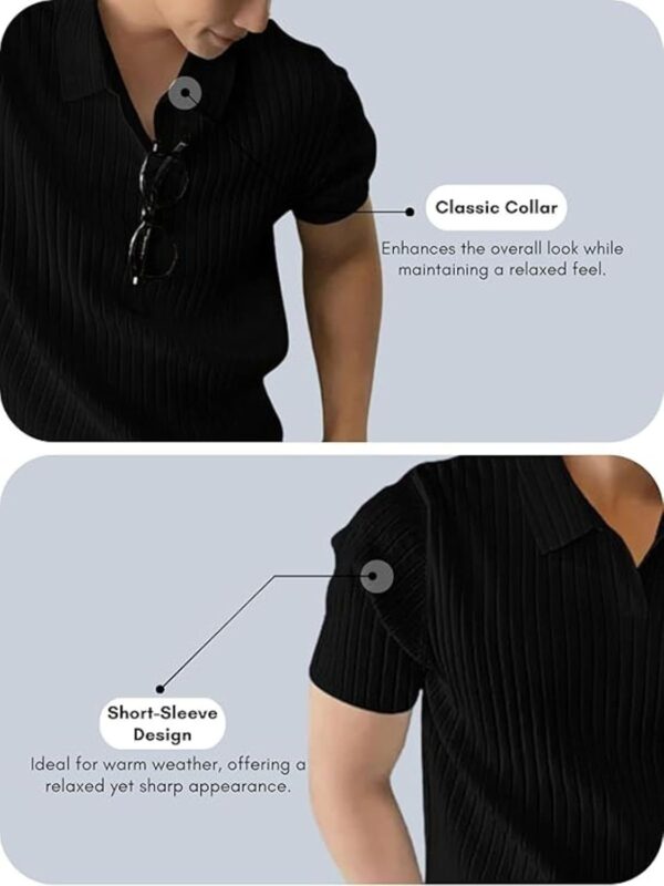 Leriya Fashion Men's Cotton Regular Fit Polo T-Shirt – Plain & Comfortable (Available in Plus Size and Combo Pack of 2) - Image 5