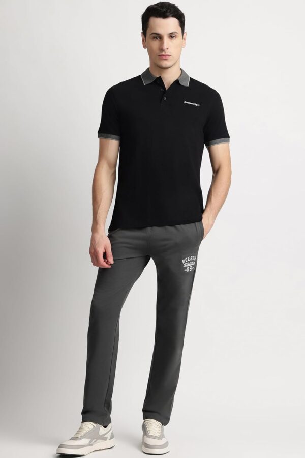 Reebok Men's Jacquard Collar Polo Shirt - Smart Casual Polo T-Shirt with Premium Detailing for Work & Weekends - Image 5