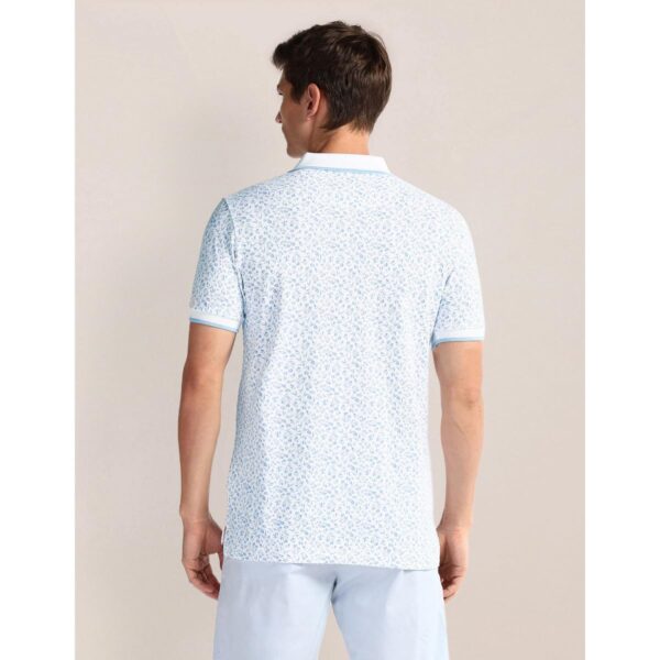 U.S. POLO ASSN. Men's Floral Fitted Polo Shirt - Image 5