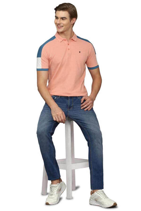Louis Philippe Men's Cotton Slim Fit Polo T-Shirt with Fastness - Image 5