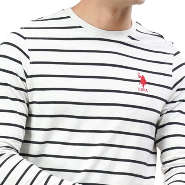 U.S. POLO ASSN. Men's Comfort Fit Stripe Cotton I689 Regular Fit T-Shirt - Pack of 1 - Image 4