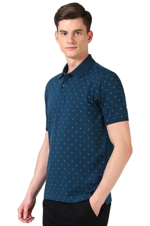 Peter England Men's Cotton Regular Fit Polo T-Shirt - Image 2