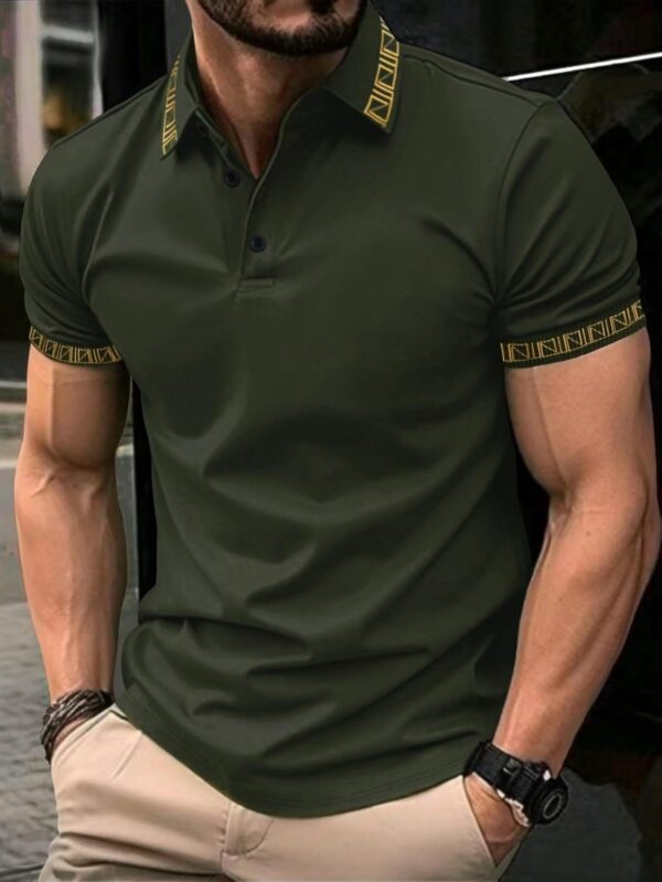 GRECIILOOKS Solid Regular Fit Polo Casual for Men – Polycotton Short Sleeve Regular Fit Tee | Perfect for Golf, Travel & Outdoor Casual Look (Available in Plus Size) - Image 8