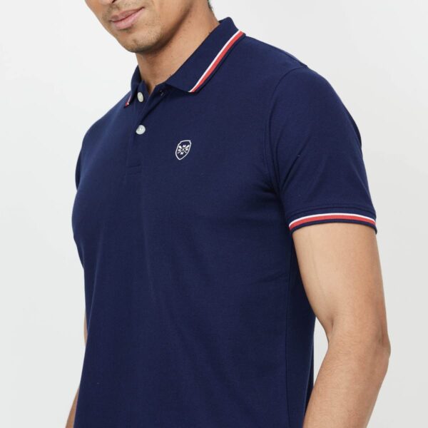 Max Mens Cotton Regular Fit Solid Polo T-Shirt - Image 4