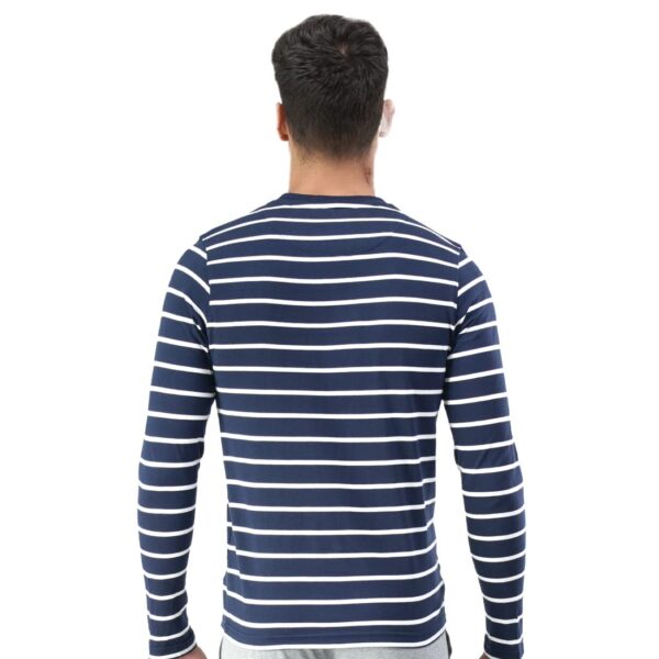 U.S. POLO ASSN. Men's Comfort Fit Stripe Cotton I689 Regular Fit T-Shirt - Pack of 1 - Image 3