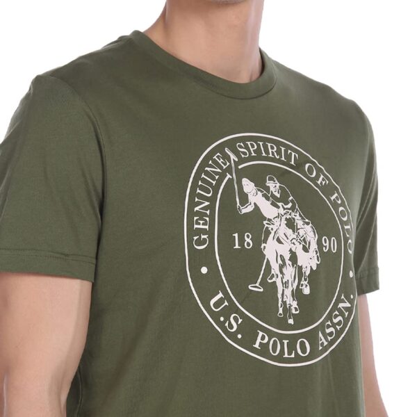 U.S. POLO ASSN. Men Cotton Regular Fit T-Shirt - Image 4