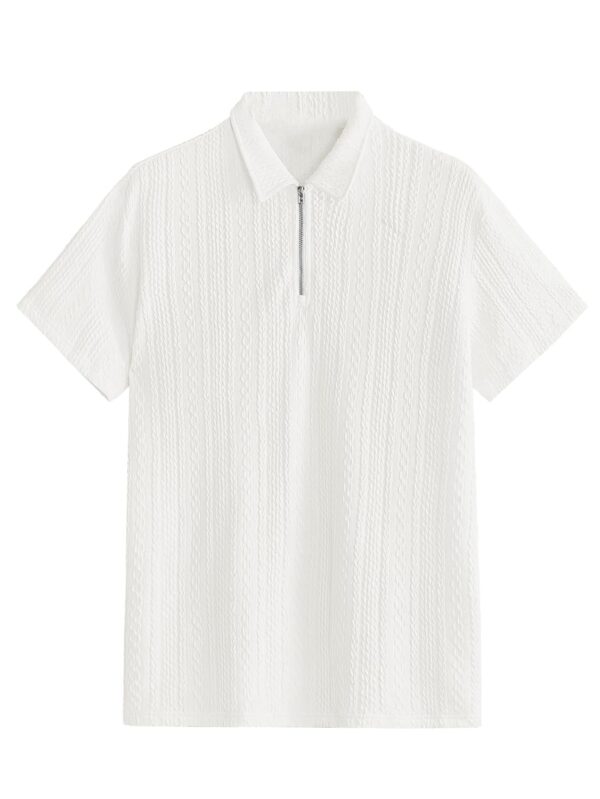 TAGDO Men's Jacquard Chain Polo Shirt (2020)