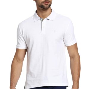Van Heusen Men's Cotton Regular Fit Athleisure Colour Fresh Polo T-Shirt - 100% Combed - Moisture Wicking, Ultra Soft