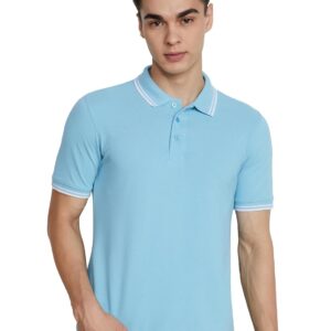 Amazon Brand - Symbol Men's Cotton Rich Solid Polo Tshirt | Collar Tshirts | Half Sleeves | Plain-Regular Fit (Available in Plus Size and Combo Pack of 2)
