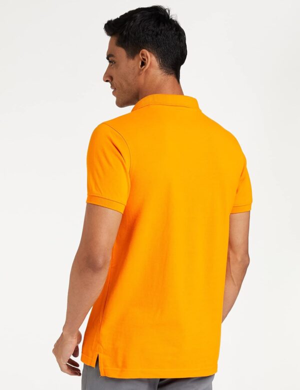 Amazon Brand - Symbol Men's Solid Cotton Rich Polo T Shirt | Collar Tshirts | Half Sleeves | Plain-Regular Fit - Image 2