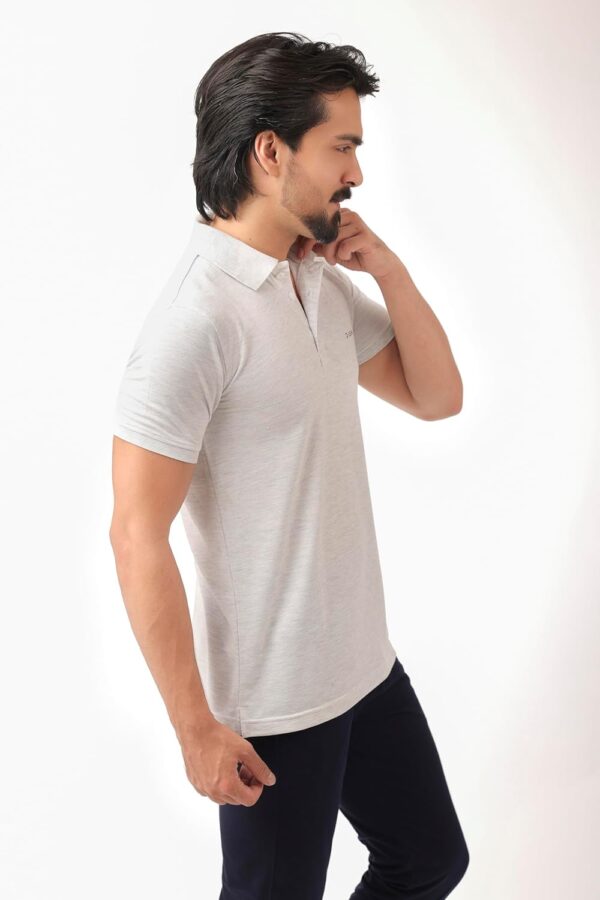 D-LoAk Mens Regular Fit Polo t-Shirt/Insider Cotton Fabric - Image 3