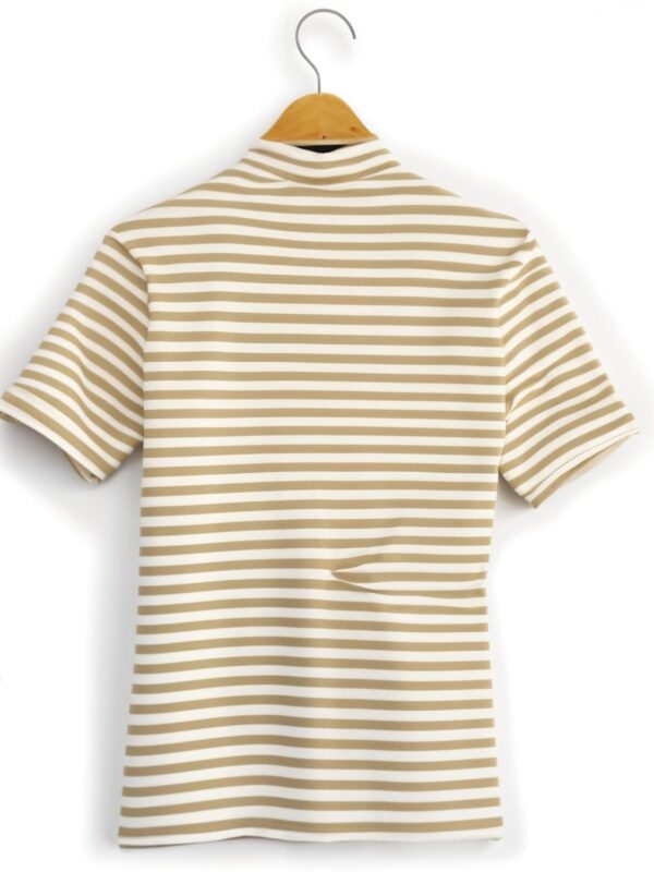 Mack Jonney Men's Striped Cotton Rich Polo T Shirt | Collar Tshirts | Half Sleeves | Stripe-Regular Fit-MACK640682 - Image 4