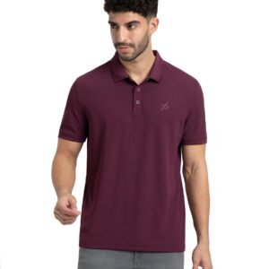 Jockey AM38 Men's Microfiber Polyester Regular Fit Solid Half Sleeve Polo T-Shirt with Stay Dry & Stay Fresh Technology