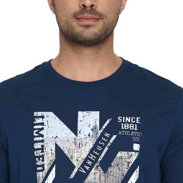 Van Heusen Men's Cotton Regular Fit T-Shirt - Image 5