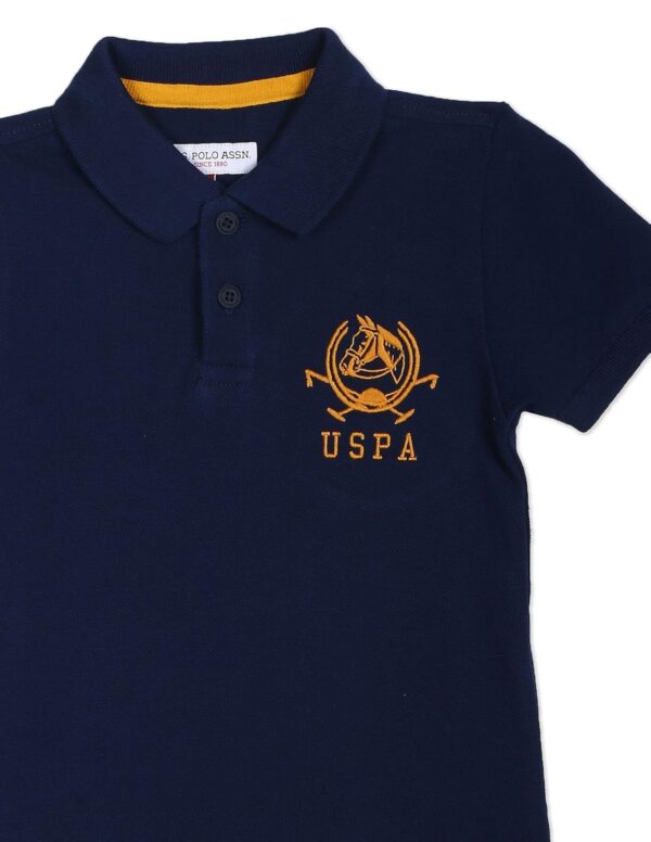 U.S. POLO ASSN. Boy's Cotton Regular Fit Polo T-Shirt - Image 4