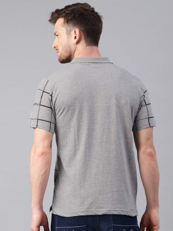 KRYPTIC Men's Pure Cotton Printed Half Sleeve Polo Tshirt - Image 2