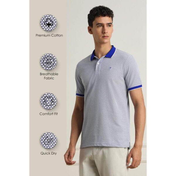 Van Heusen Premium Polo T-Shirt for Men | Quick Dry | Comfort Fit | Breathable Fabric - Image 2