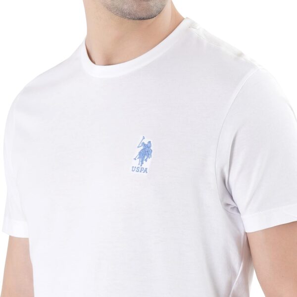 U.S. POLO ASSN. Men Cotton Crew Neck Embroidered Logo I633 Lounge Regular Fit T-Shirt (Pack of 1) - Image 4