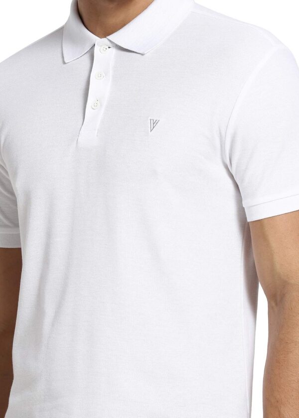 Van Heusen Men's Cotton Regular Fit Athleisure Colour Fresh Polo T-Shirt - 100% Combed - Moisture Wicking, Ultra Soft - Image 5