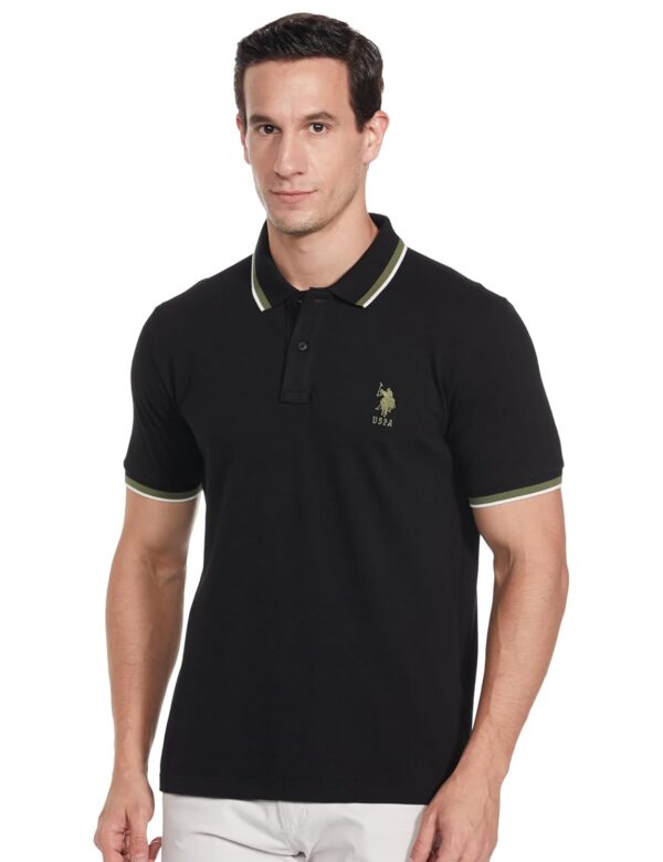 U. S. POLO ASSN. Men's Solid Slim Fit Polo Shirt