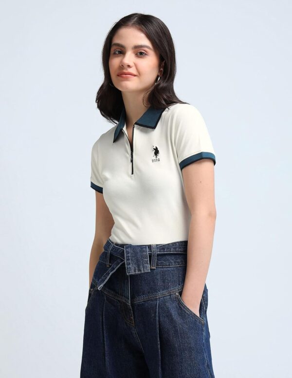 U.S. POLO ASSN. Women's Cotton Regular Fit T-Shirt - Image 2