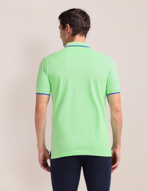 U.S. POLO ASSN. Men's Tipped Collar Pure Cotton Slim Fit Polo Shirt - Image 5