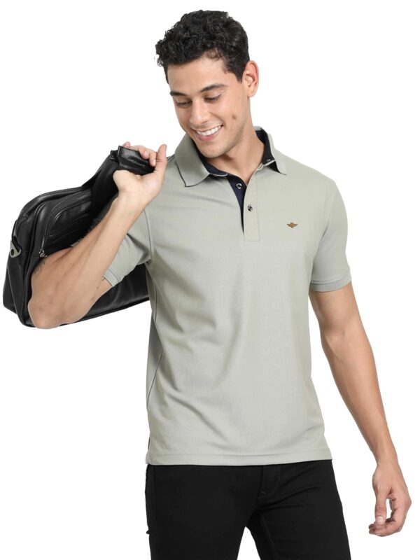 STELLERS Men's Premium Polo T-Shirt Wrinkle Free Quick Dry Soft and Feather Touch Feel Regular Fit