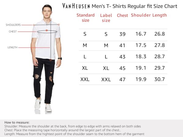 Van Heusen Men's Cotton Regular Fit Athleisure Colour Fresh Polo T-Shirt - 100% Combed - Moisture Wicking, Ultra Soft - Image 6