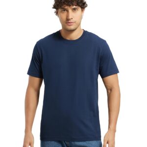 Jockey 2714 Men's Super Combed Cotton Rich Solid Round Neck Regular Fit Half Sleeve T-Shirt