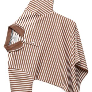 Mack Jonney Men's Striped Cotton Rich Collar Neck T Shirt | Collar Tshirts | Half Sleeves | Striped-Regular Fit-MM423-nw
