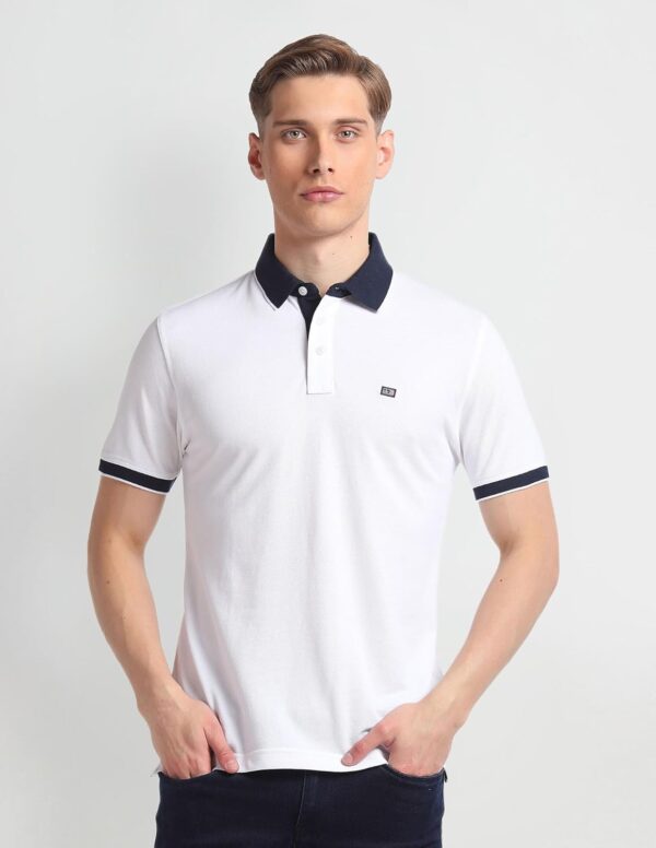 Arrow Men's Cotton Regular Fit Polo T-Shirt - Image 7