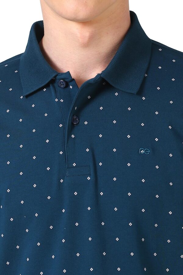 Peter England Men's Cotton Regular Fit Polo T-Shirt - Image 4