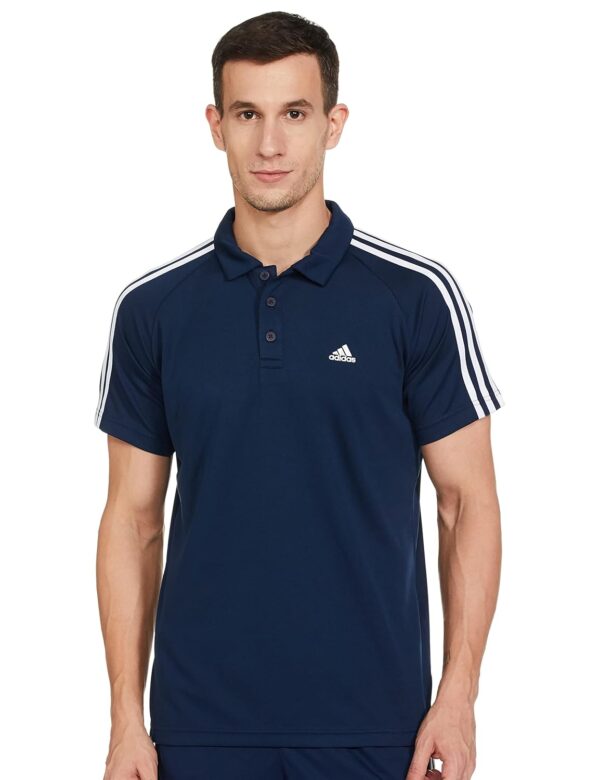 adidas Men's 100% Cotton Regular Fit Polo T-Shirt