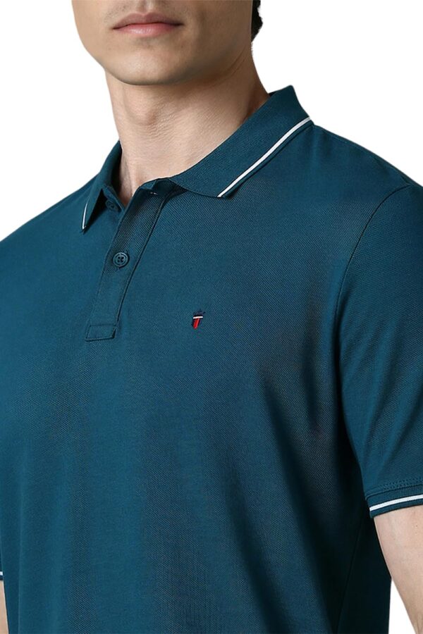 Louis Philippe Men's Cotton Slim Fit Polo T-Shirt - Image 4