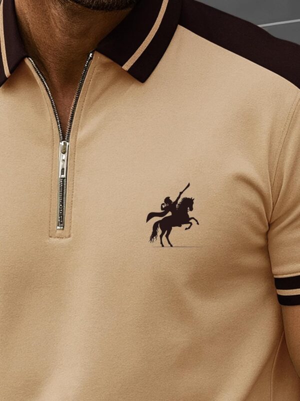 Jump cuts|| Polo Tshirts for Men||Polo Neck|| Halfsleeve Tshirt for Men||Regular fit Tshirts for Men - Image 4