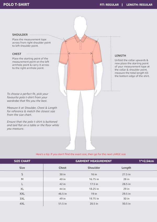 Symbol Premium Men's Cotton Stretch Solid Polo T-Shirt (Regular Fit | Pique Knit) - Image 6
