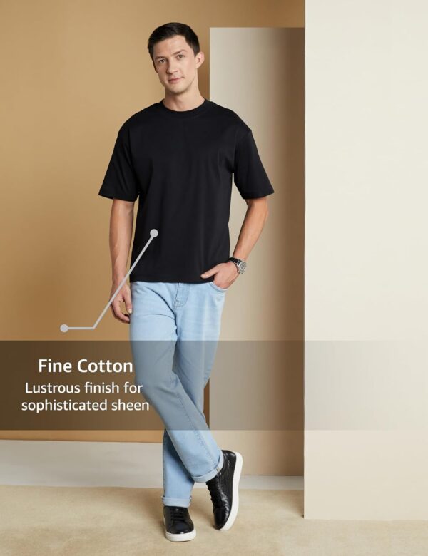 Symbol Premium Men's Super Soft Cotton Oversized T-Shirt - Image 3