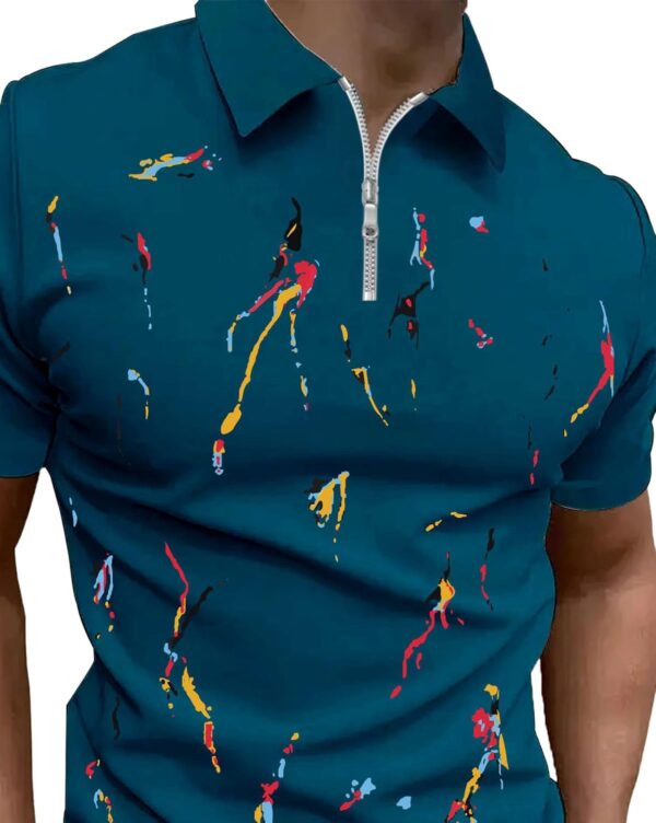 AUSK Polo T Shirts for Mens || Printed Men T-Shirt Polo - Image 5