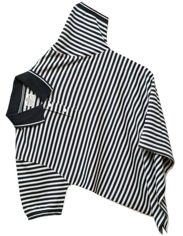 Mack Jonney Men's Striped Cotton Rich Collar Neck T Shirt | Collar Tshirts | Half Sleeves | Striped-Regular Fit-MM423-nw