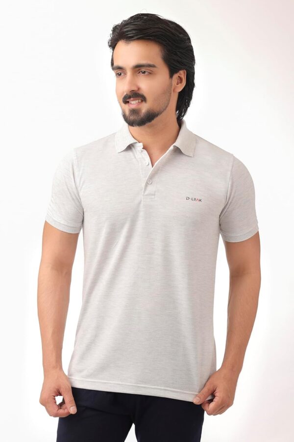 D-LoAk Mens Regular Fit Polo t-Shirt/Insider Cotton Fabric - Image 2