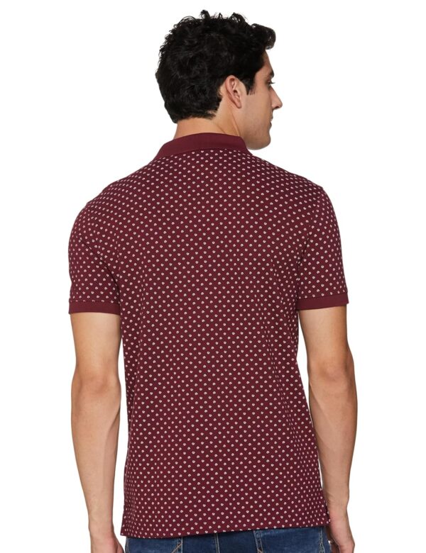 Allen Solly Men's Cotton Regular Fit New Printed Polo - Image 2