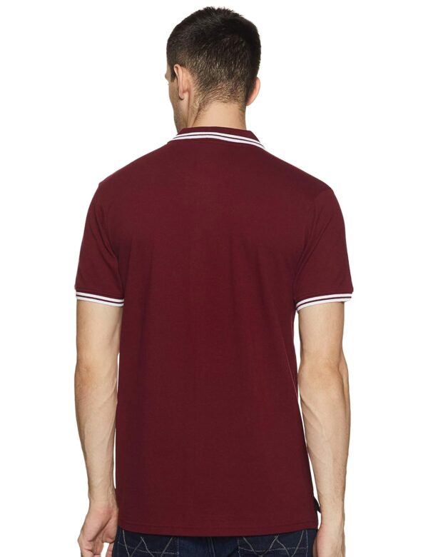 Amazon Brand - Symbol Men's Cotton Rich Solid Polo Tshirt | Collar Tshirts | Half Sleeves | Plain-Regular Fit (Available in Plus Size and Combo Pack of 2) - Image 2