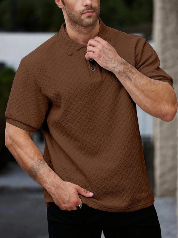 KAJARU Men's Solid Regular Fit T-Shirt - Image 8