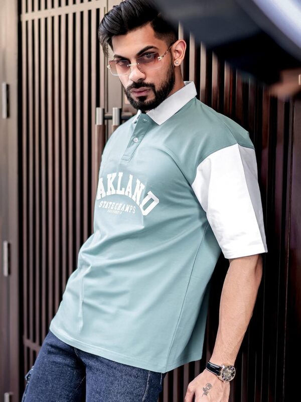 Maniac|| Polo Tshirts for Men||Polo Neck|| Halfsleeve Tshirt for Men||Oversized Tshirts for Men - Image 2